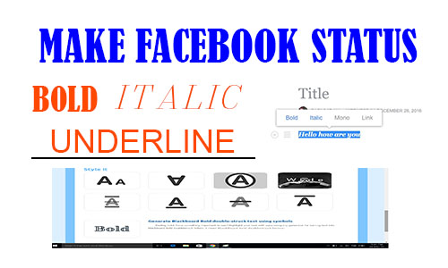make facebook status stylish strikethrough generator