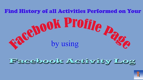 facebook activity log feature