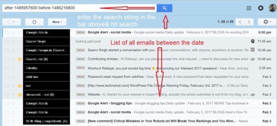gmail search tips
