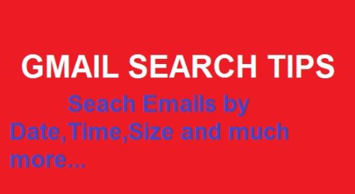 gmail search tips to search emails by date size and time
