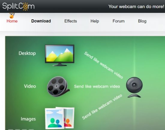 splitCam video recording software for windows